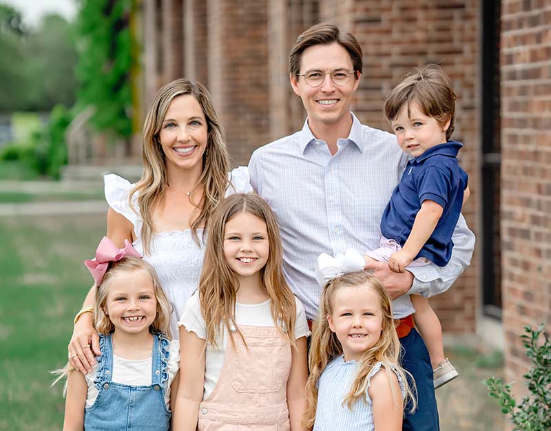 Dr. Stephen Wolfe and his family